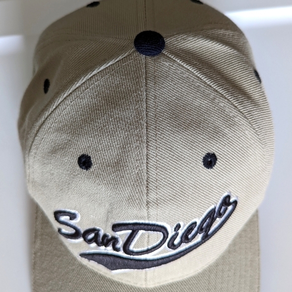 San Diego Tan Adjustable Baseball Cap OS - Picture 8 of 8